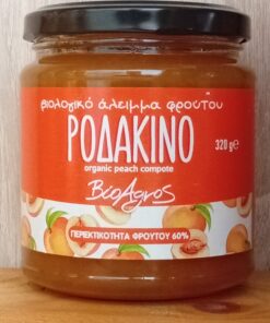 Μαρμελάδα Ροδακινο, BioAgros, Bio, 320gr