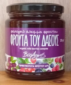 Μαρμελάδα Φρούτα του Δάσους, BioAgros, Bio, 320gr