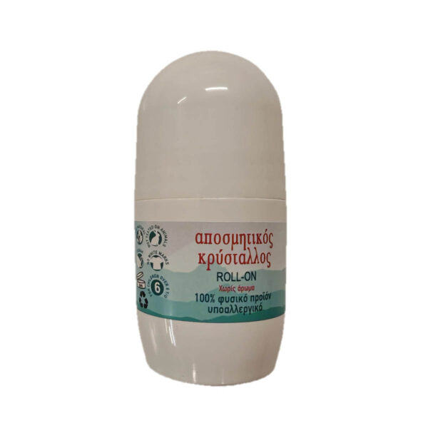 Αποσμητικός Κρύσταλλος ROLL-ON, BIOLEON, 50ml