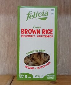 Πέννες Καστανού Ρυζιού χωρίς γλουτένη Felicia Bio 250gr