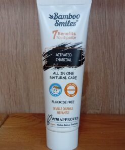 Οδοντόκρεμα με Ενεργό Άνθρακα & Νεράντζι 7 Benefits Bamboo Smiles Bio 75ml