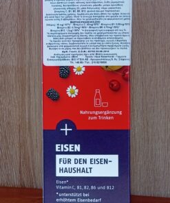Χυμός Eisen Plus (+Σίδηρος), Rabenhorst, 450ml - Image 4