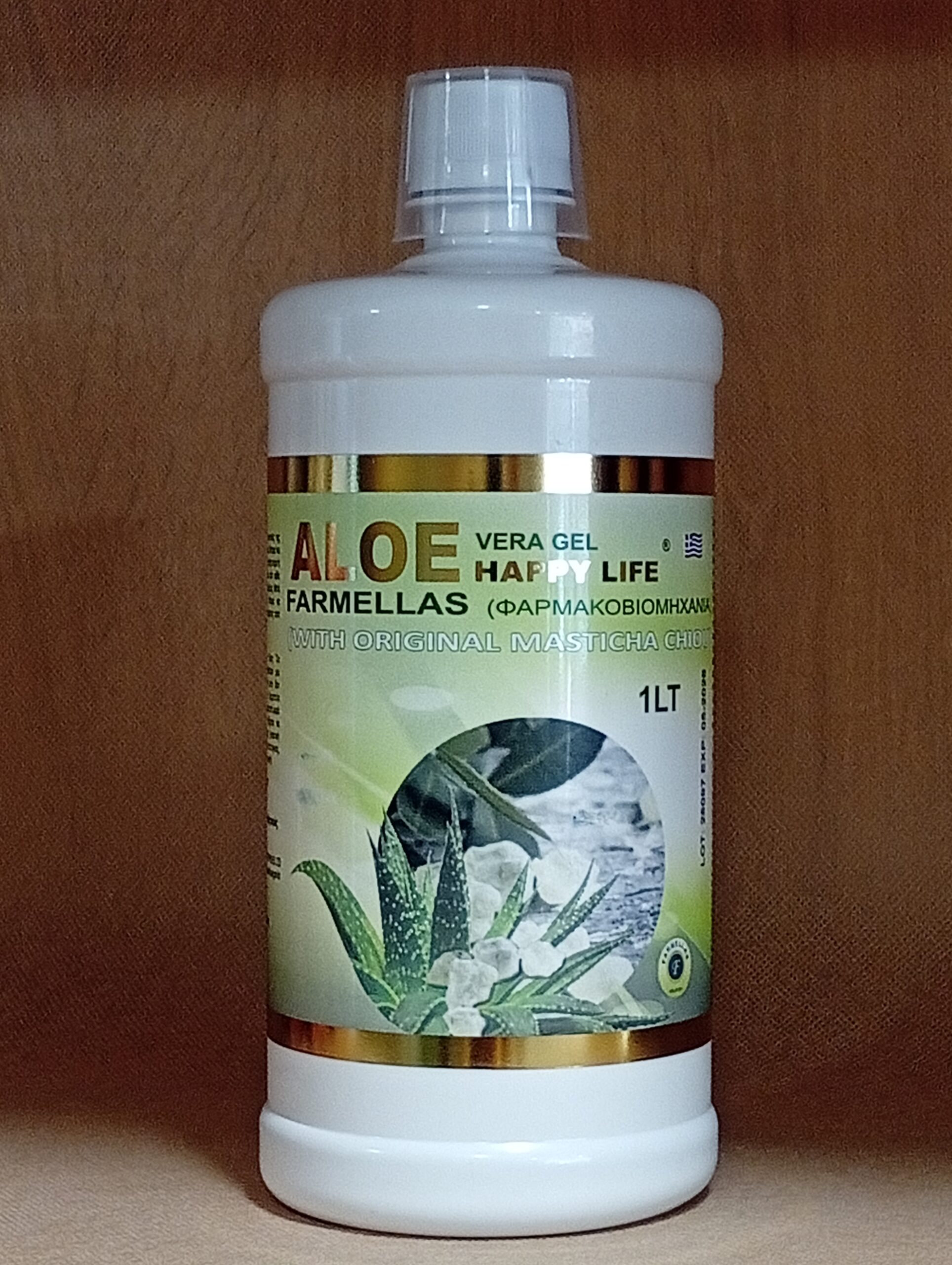 Αλόη Βέρα Happy Life με Μαστίχα Χίου, FARMELLAS, 1L