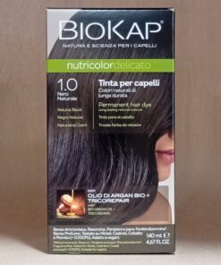 Φυτική Βαφή Μαλλιών (No1.0) Φυσικό Μαύρο nutricolor delicato, BioKap, 140ml