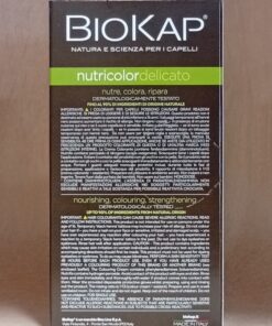 Φυτική Βαφή Μαλλιών (No1.0) Φυσικό Μαύρο nutricolor delicato, BioKap, 140ml - Image 5