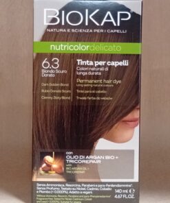 Βαφή Μαλλιών Ξανθό Σκούρο Χρυσό (Νο6.3) nutricolor delicato, BioKap, 140ml