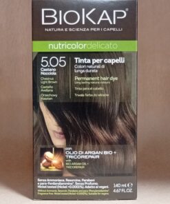 Βαφή Μαλλιών Καστανό Ανοιχτό Καφέ (Νο5.05) nutricolor delicato, BioKap, 140ml