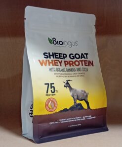 Αιγοπρόβεια Πρωτεΐνη Ορού Γάλακτος (Whey Protein) Μπανάνα-Κακάο, βiologos, 500gr