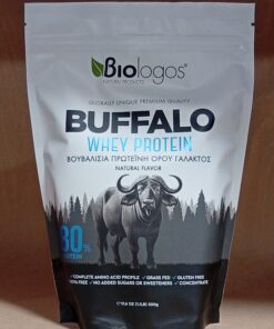 Πρωτεΐνη Ορού Γάλακτος Βουβαλιού Natural Flavor, βιοlogos, 500gr - Image 3